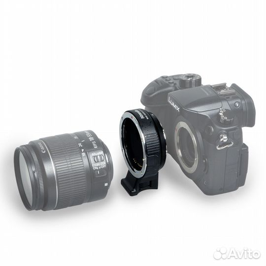 Переходник Canon EOS - micro 4/3 с автофокусом