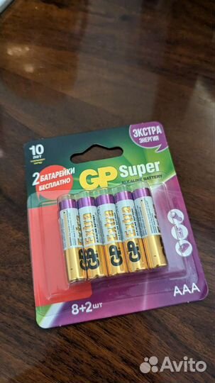 Батарея GP Extra Alkaline AAA (LR03)