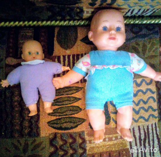 Пупсы с мягким телом 17 и 27 см