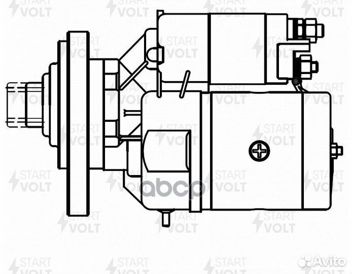 Стартер для с/т мтз-80/82/газ/паз с дв