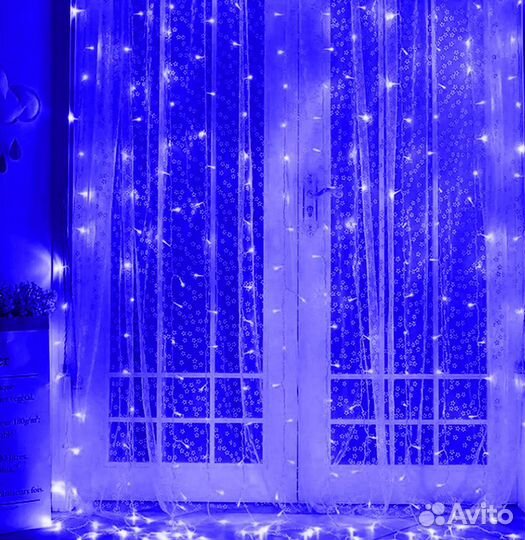 Гирлянда занавес 2х2 м доставка