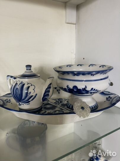 Посуда гжель