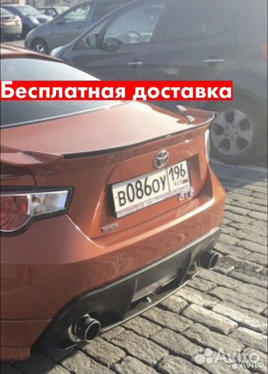 Лип спойлер Toyota GT86
