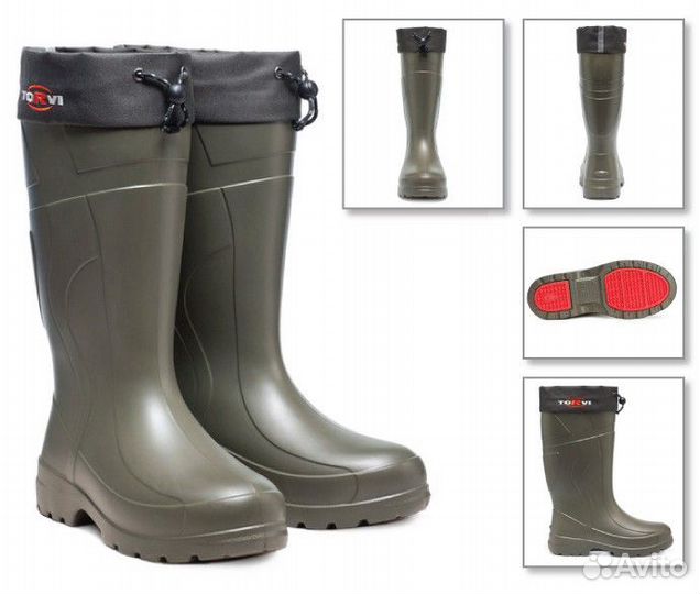 Сапоги Torvi эва t-25C Олива вкладыш флис, подошв