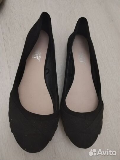 Балетки и шлепки. Пакет 3 шт. 39 размер