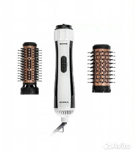 Фен-щетка Supra PHS-2024R, белый, черный