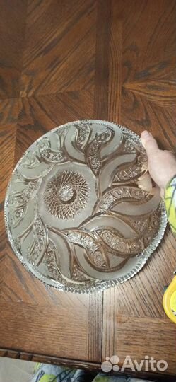 Хрустальное блюдо, фруктовница