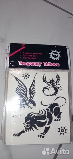 Наклейки,тату