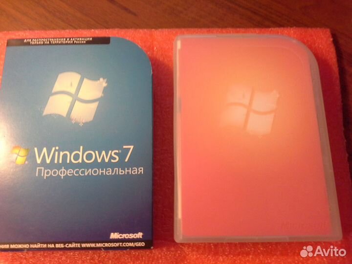 Microsoft Windows 7 Professional RU x32/x64 BOX