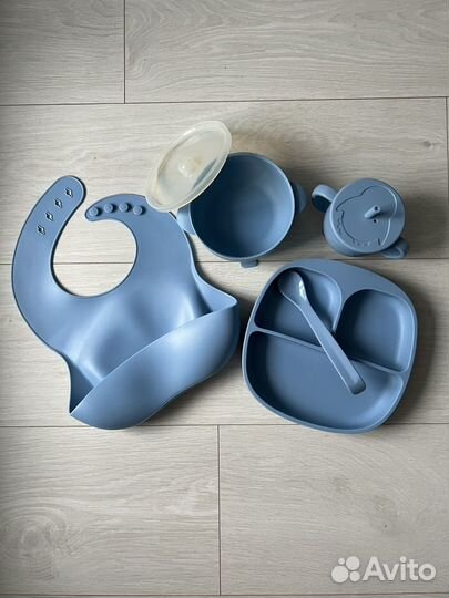 Набор детский силиконовой посуды