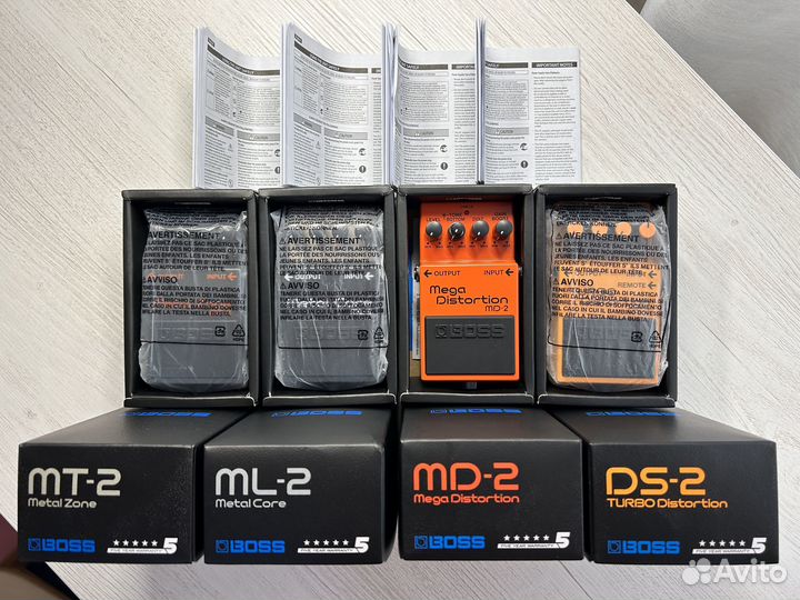 Гитарные педали эффектов boss