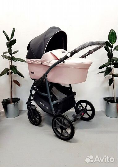 Коляска Рико Bella Pastel 2 в 1 (розовый