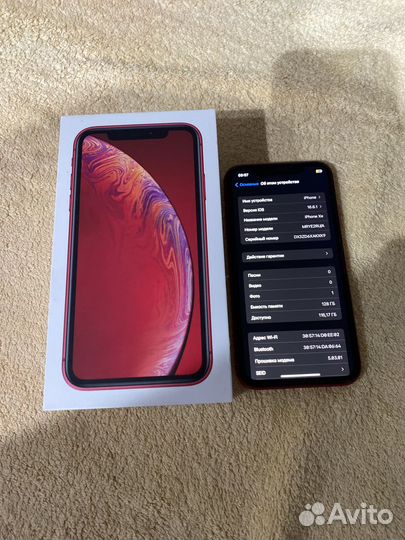 iPhone xr 128 gb ростест акб 89