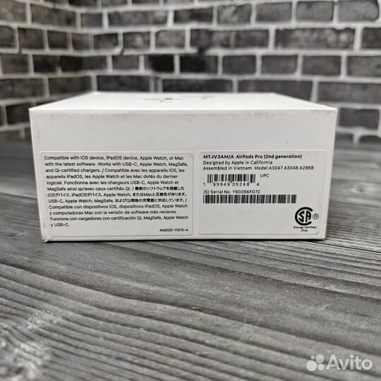 Беспроводные наушники apple airpods pro 2