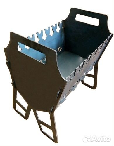 Мангал novogas большой 56,2х34х46см, сталь 3мм