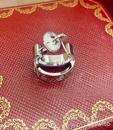 Серьги Cartier Love premium