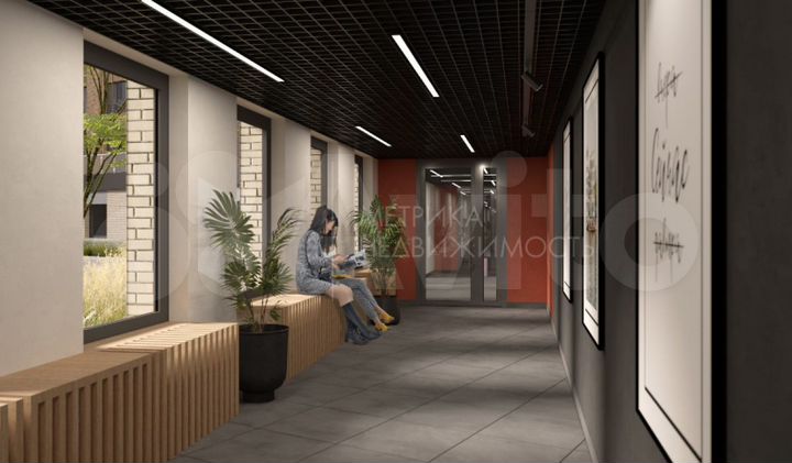 2-к. квартира, 57 м², 6/23 эт.