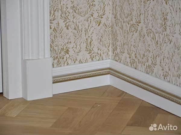 Установка плинтуса мдф дюрополимер покраска