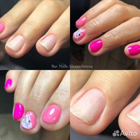 Маникюр с покрытием гель-лаком