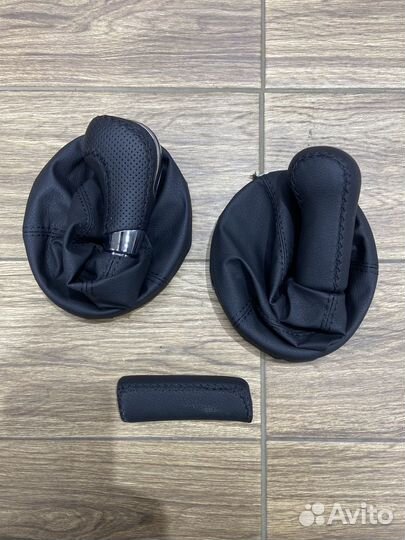 Ручка ручник Лада нива шевролет Экокожа