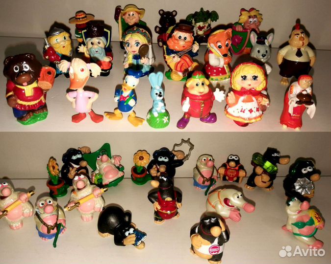 Игрушки Ландрин из киндеров