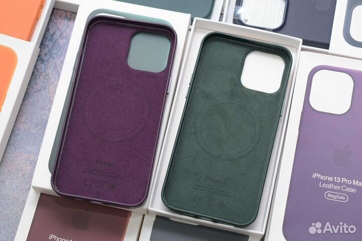 Leather Case (кожа) для Apple iPhone 15/15 P