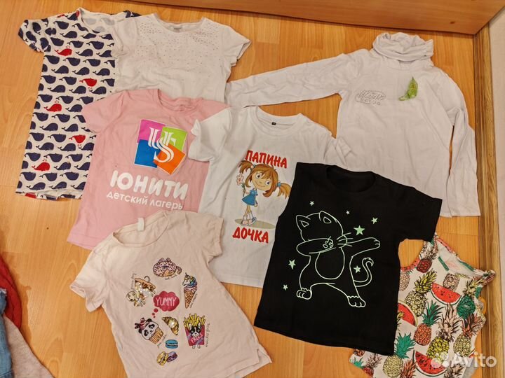 Вещи пакетом 122 128 + обувь 28 - 33