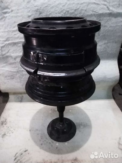 Печь для казана из дисков