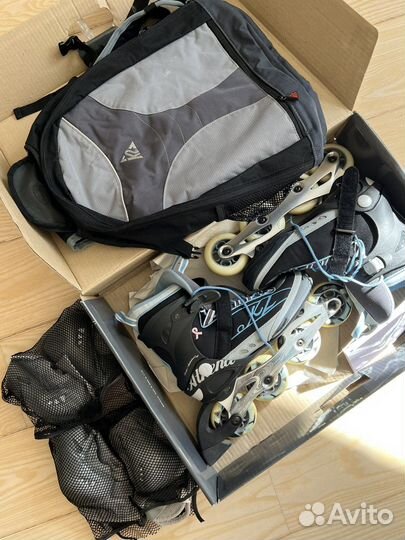 Ролики + защита и рюкзак