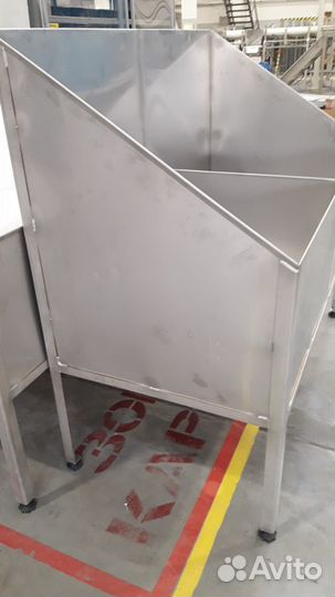 Ванна моечная двухсекционная из нержавейки