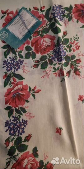 Павловопосадский платок 3шт, полотенца махровые 1