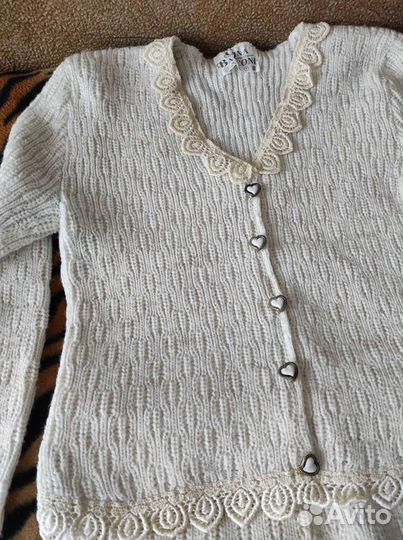 Трикотажный костюм с юбкой