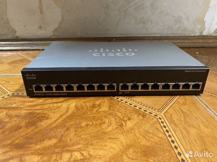 Коммутатор Cisco SG100-16 v2