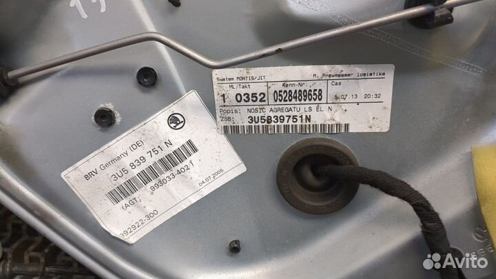 Стеклоподъемник электрический Skoda SuperB, 2005