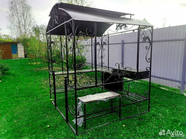 Беседка под мангал