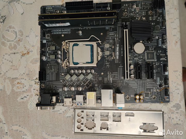 Материнская плата с процессоромi5 10400f +16gb