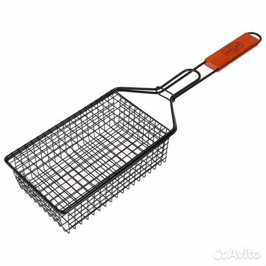 Корзина для барбекю, антипригарная, р. 53 x 23 x 1