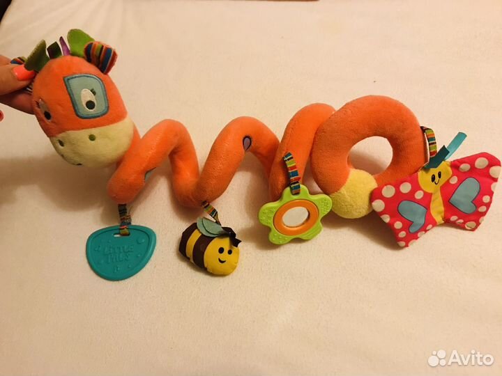 Игрушка змейка на кроватку