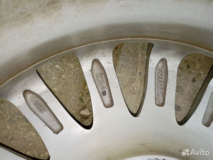 Литые диски R15 Toyota оригинал
