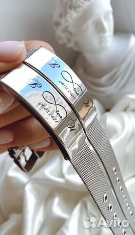 Парные браслеты из ювелирной стали с застёжкой объявление продам