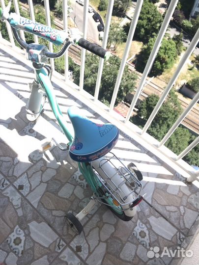 Велосипед для девочки, радиус 14