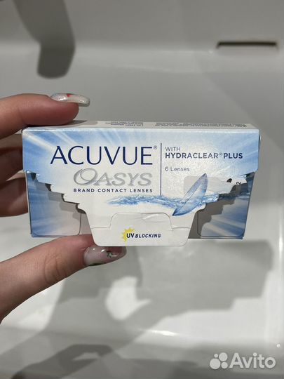 Контактные линзы acuvue oasys, R 8,4, D -2