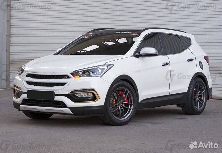 Тюнинг решетка радиатора RR на Hyundai Santa Fe DM