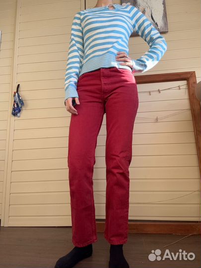 Свитер из мериноса, джинсы levise и другое