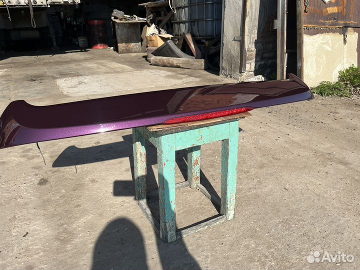 Спойлер на hyundai solaris