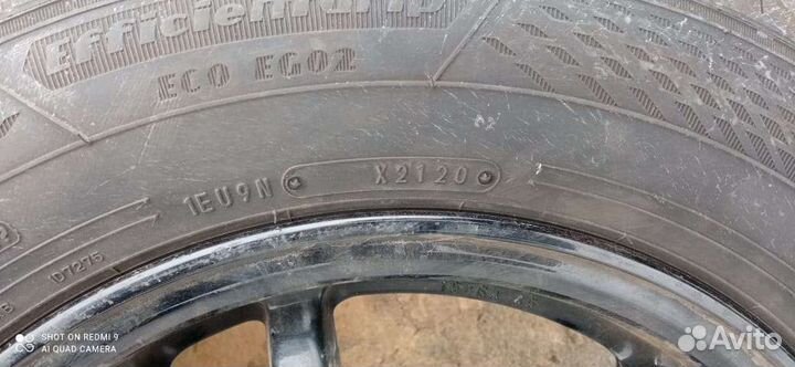 R15 Goodyear EfficientGrip 195/65, PCD 5x100 DIA 54.1