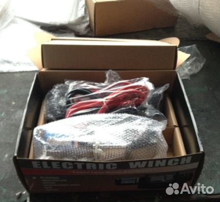 2 Лебедка ATV Winch синтетический трос 3000 lbs