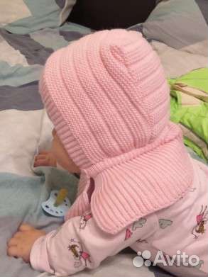 Шапочка для новорож. шлем для девочки 0+ р.40-42