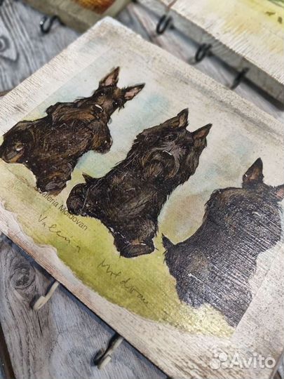 Ключница скотч-терьер