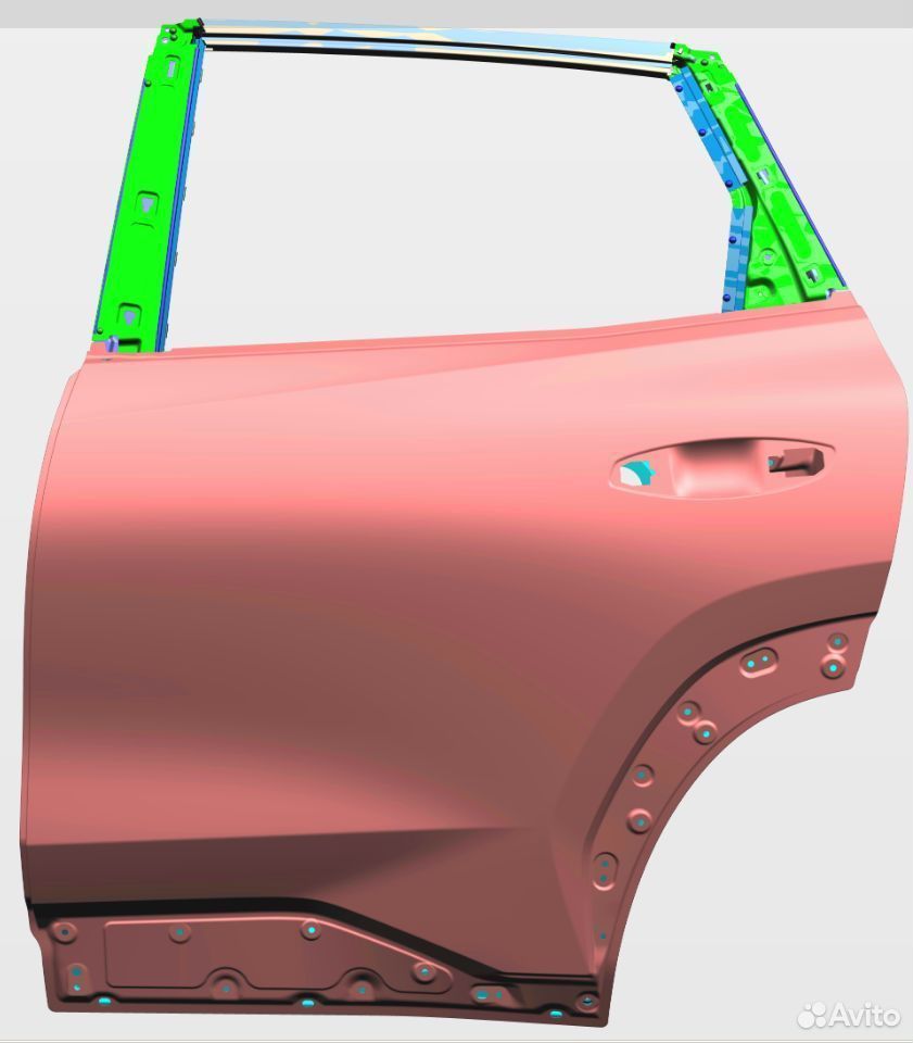 Задняя левая дверь Geely Galaxy L7